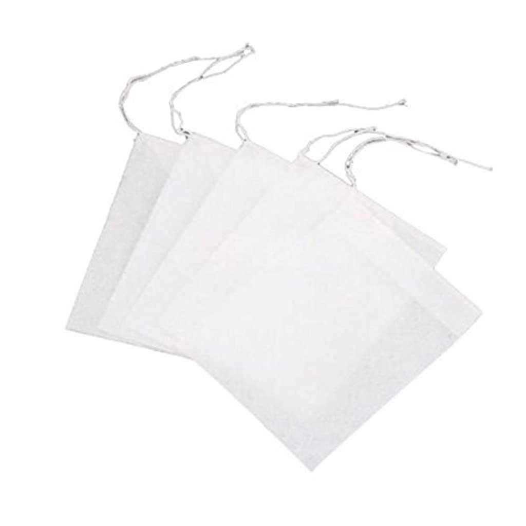 Supvox 100 pcs/Lot New Non-Woven Fabrics Empty Tea Bag with String Heal Filter Paper