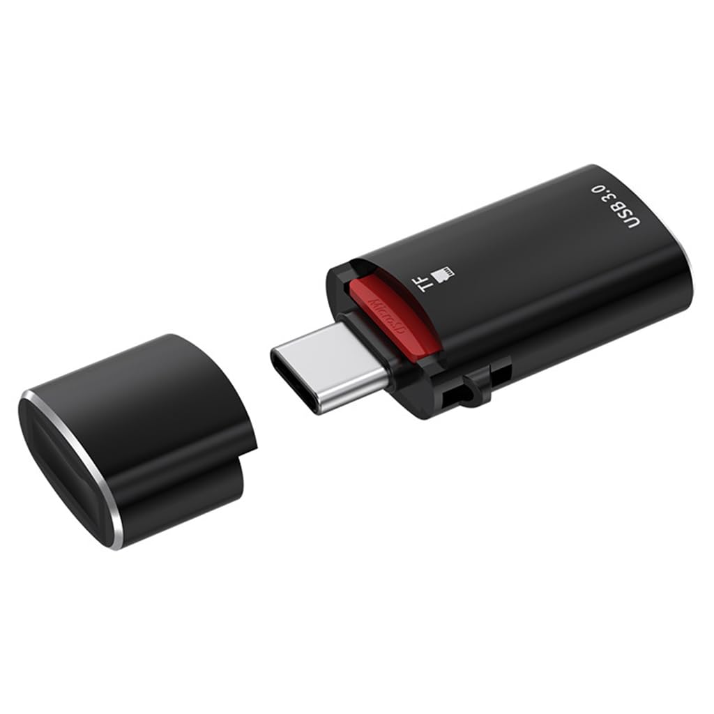 Verilux OTG Type C to USB Card Reader 2 in 1 TF SD Card Reader Type C to USB 3.0 Adapter for iPhone 15 Memory Card Adapter High Speed USB 3.0 Adapter for iPhone 15, Samsung, Xiaomi, Huawei P40