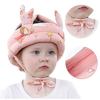 SNOWIE SOFT Baby Head Protector, Adjustable Size Baby Learn to Walk Or Run Soft Safety Helmet, Infant Anti-Fall Anti-Collision,for Baby Months~5 Years Old (Pink 2)