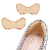 PALAY  3 Pair Self-Adhesive Heel Cushion Inserts,High Heel Pads Heel Grips Liners & Women's Shoe Insoles (Beige)