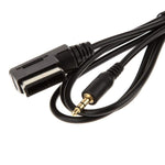 HASTHIP® Media Music Interface AMI MMI 3.5mm Audio AUX Adapter Cable for Audi A3A4A5A6A8Q5Q7R8TT(1.5M)