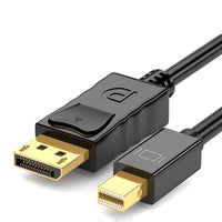 Verilux® Mini Display Port to Display Port Cable, Bi-Directional Transmission 70 inch Mini DP (Thunderbolt) to DP Cable, 4K@60Hz, 2K@144Hz, Gold-Plated, Compatible for MacBook Air/Pro, Surface Pro