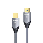 Verilux® 8K HDMI 2.1 Cable 6.6FT/2m,48Gbps High Speed Braided HDMI Cord 4Ka120Hz 8Ka60Hz,HDCP 2.2&2.3,eARC,HDR10,Dynamic HDR Compatible with Blu-ray/PlayStation 5/Xbox Series X/Projector/Laptop,Black