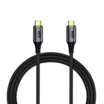 Verilux® Type C Cable Usb4 Thunderbolt 4 Cable 3.9Ft,Supports 8K Display/40Gbps Data Transfer/100W Pd Fast Charging Usb C To Usb C Cable For Macbook Pro/Air,Ipad Pro,Hub,And More Usb C Devices, Black