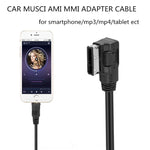 HASTHIP® Media Music Interface AMI MMI 3.5mm Audio AUX Adapter Cable for Audi A3A4A5A6A8Q5Q7R8TT(1.5M)