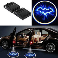 STHIRA® Wireless Car Door LED Welcome Laser Projector Logo Shadow Light Batman Car-Styling Car Interior Lamp (Black)