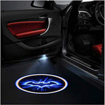 STHIRA® Wireless Car Door LED Welcome Laser Projector Logo Shadow Light Batman Car-Styling Car Interior Lamp (Black)