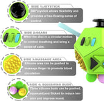 PATPAT 12 Sided Fidget Cube, Dodecagon Fidget Toys for Children and Adults, Fidget Toy Stress and Anxiety Relief Depression Anti for All Ages with ADHD ADD OCD Autism (Green)