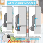 SNOWIE SOFT® Home Safety Lock for Kids Easy Cabinet Door Lock Refrigerator Lock Self-Adhesive Child Safety Lock