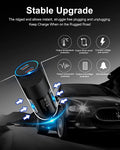 STHIRA USB C Car Charger, USB C Cigarette Lighter Adapter,Fast Charging Dual Port PD3.0 Type C Car Charger Plug Compatible with iPhone 13 12 11 Pro Max Mini XR Galaxy S22/21 (1Pack,60W)