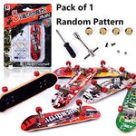 PATPAT  1Pc Mini Skateboard Finger Board Skate Boarding Kit