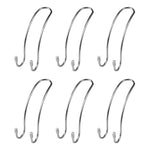 STHIRA® Auto Hooks, 6 Pack Car Storage Hooks Back Seat Headrest Hanger, Universal Car Handbag Hooks, Multifunctional Stainless Steel Heavy Duty Storage Hooks for Auto Backseat