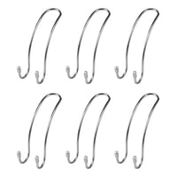 STHIRA® Auto Hooks, 6 Pack Car Storage Hooks Back Seat Headrest Hanger, Universal Car Handbag Hooks, Multifunctional Stainless Steel Heavy Duty Storage Hooks for Auto Backseat