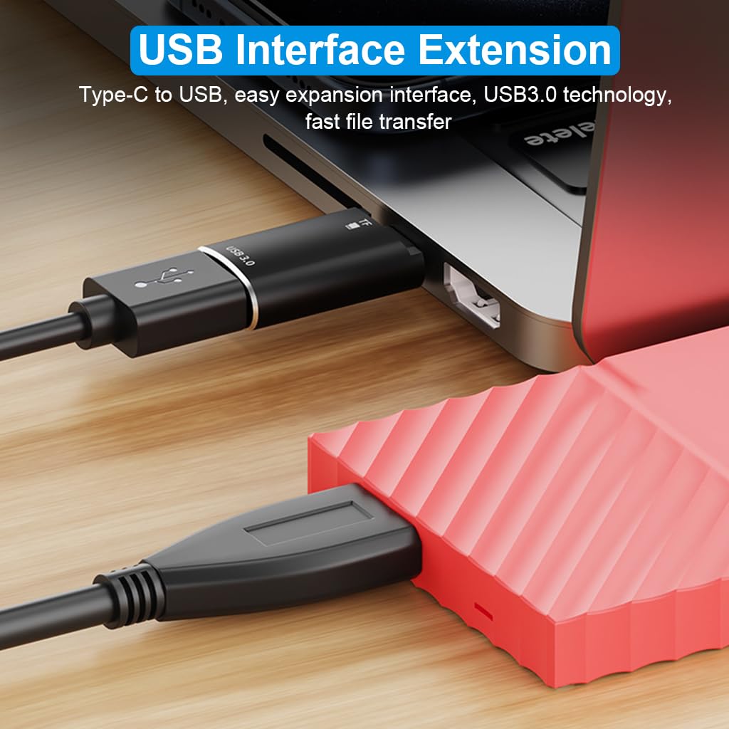 Verilux OTG Type C to USB Card Reader 2 in 1 TF SD Card Reader Type C to USB 3.0 Adapter for iPhone 15 Memory Card Adapter High Speed USB 3.0 Adapter for iPhone 15, Samsung, Xiaomi, Huawei P40