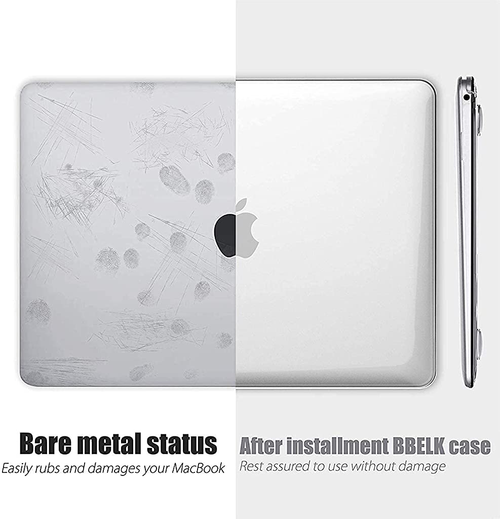 ZORBES Laptop Cover 13.3 inch for MacBook Air M1 Case Cover Laptop Case Compatible with 2020/2019/2018 MacBook Air M1 A2337 A2179 A1932 MacBook Air Case Waterproof Laptop Protector Hard Case
