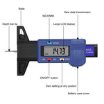 STHIRA  Car 0-25.4mm Digital Tyre Tire Tread Depth Tester Gauge Meter Measurer Tool Caliper LCD Display Tpms Tire Monitoring System Metal Probe