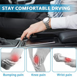 STHIRA® 4 Pack Car Knee Cushion Pad, Car Armrest Cushion, Auto Center Console Side Knee Leg Elbow Cushion Soft Pad, Elastic Thigh Support Comfort Pillow Knee Pain Relief Leaning Pad Car Interior Accessories