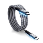 Verilux® Type C to Type C Cable, 4.9Ft PD 240W Fast Charging Cable Adapter, Support 20Gbps Data Transfer, 4K@60Hz Display Male to Male USB Type C Cable for Thunderbolt 4/3, Mobile, MacBook, Samsung