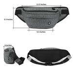 GUSTAVE Waist Bag For Unisex, Waterproof Chest Bags Stylish Fanny Pack Lightweight Bum Bag With Adjustable Strap For Outdoor Sports Running Hiking (Maple Leaf)