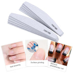 MAYCREATE  IainStars Arch Shape Nail Files Buffing Polish Pro Manicure Tool- 10 Pieces