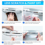 STHIRA® 8Pcs 3D Transparent Car Door Handle Scratch Protector Stickers, Universal Clear Door Bowl Paint Protection Film Waterproof Anti-Scratch Stickers Covers Guard Car Accessories Door Handle Cup