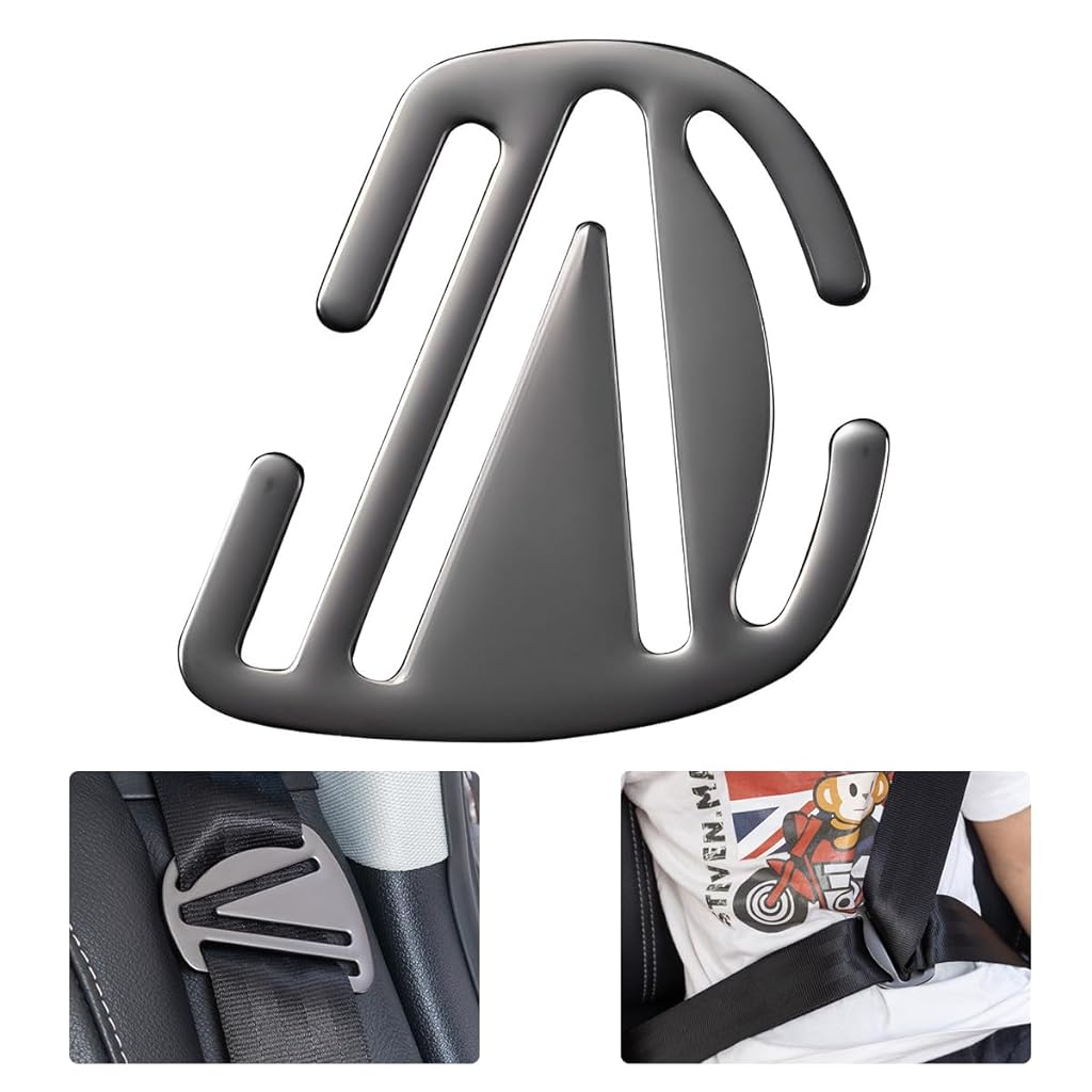 ZIBUYU Seatbelt Adjuster Clip for Kids, Comfort Safety Seat Belt Holder Easy Seatbelt Adjusters for Car Seat Belt Universal Safety Seat Belt Adjuster Clip