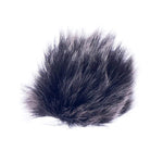 Proberos Imported Black Fur Microphone Windscreen for Lapel Lavalier Mic
