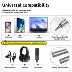 Verilux® Headphone Jack Splitter, 3.5mm Audio Splitter Cable Headphone Jack Extension Cable 19.6inches Nylon Braided Headphone Jack Splitter Cable Universal 3.5mm Jack Extension Cable