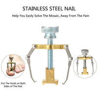 Supvox  3Pcs Toe Nail Correction Tool Pedicure Tool + Ingrown Toe Nail Lifter + Stainless Steel Nail Clipper/Nipper