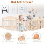 SNOWIE SOFT® 360° Wooden Crib Mobile Arm Baby Mobile Hanger Mobile Holder for Crib, Rotatable Baby Crib Mobile Arm Cradle Toys Hanging Crib Mobile Arm Holder 26.7'' Christmas Gift (Not Included Toys)