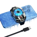 Verilux® Phone Cooler for Gaming, Universal Moblie Cooler with Two Cooling Speeds, Mobile Phone Radiator Case for iPhone Android Smartphones from 4.5 to 7in, Cell Phone Cooler for Gaming Phone