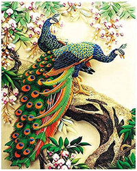 HASTHIP 5D Diamond Embroidery DIY Peacock Cross Stitch Craft Painting,Others