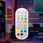 Verilux  5050 Colorful RGBIC LED Strip Lights with Smart Bluetooth App & Remote Control for Bedroom, Livingroom, Gamingroom, Kid's Room, Party(USB, 5 Meters)