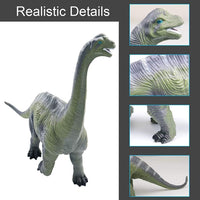 PATPAT  Dinosaur Toys for Kids Big Size ,Dinosaur Action Figures Realistic Dinosaur Toys Gifts for Kids Boys Girls(26 X 20 X 7 cm,Green Brachiosaurus)