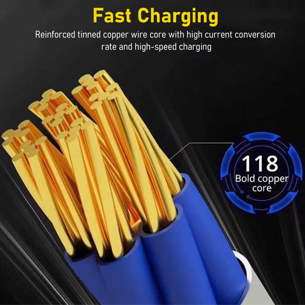Verilux Multi Light-ning USB Data Sync Fast Charging & Reboot Recovery Cable Cord for iOS System, iPhone, iPad