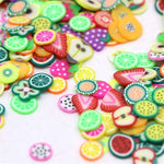 MAYCREATE 2 Boxes 3D Nail Art Kit Fruit Polymer Slices DIY Nail Art Slices Colorful Crystal Flower Fruit Clay Nail Slice Nails Sequins DIY Nail Art Marking Tools