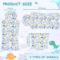 SNOWIE SOFT® Baby Cool Mat Baby Stroller Cool Mat for 0-3 Years Old Cozy Cool Mat for Baby Stroller, Baby Bed, Car Seat, High Chair Cartoon Print Summer Cool Mat for Baby, 26.8 x 13inch