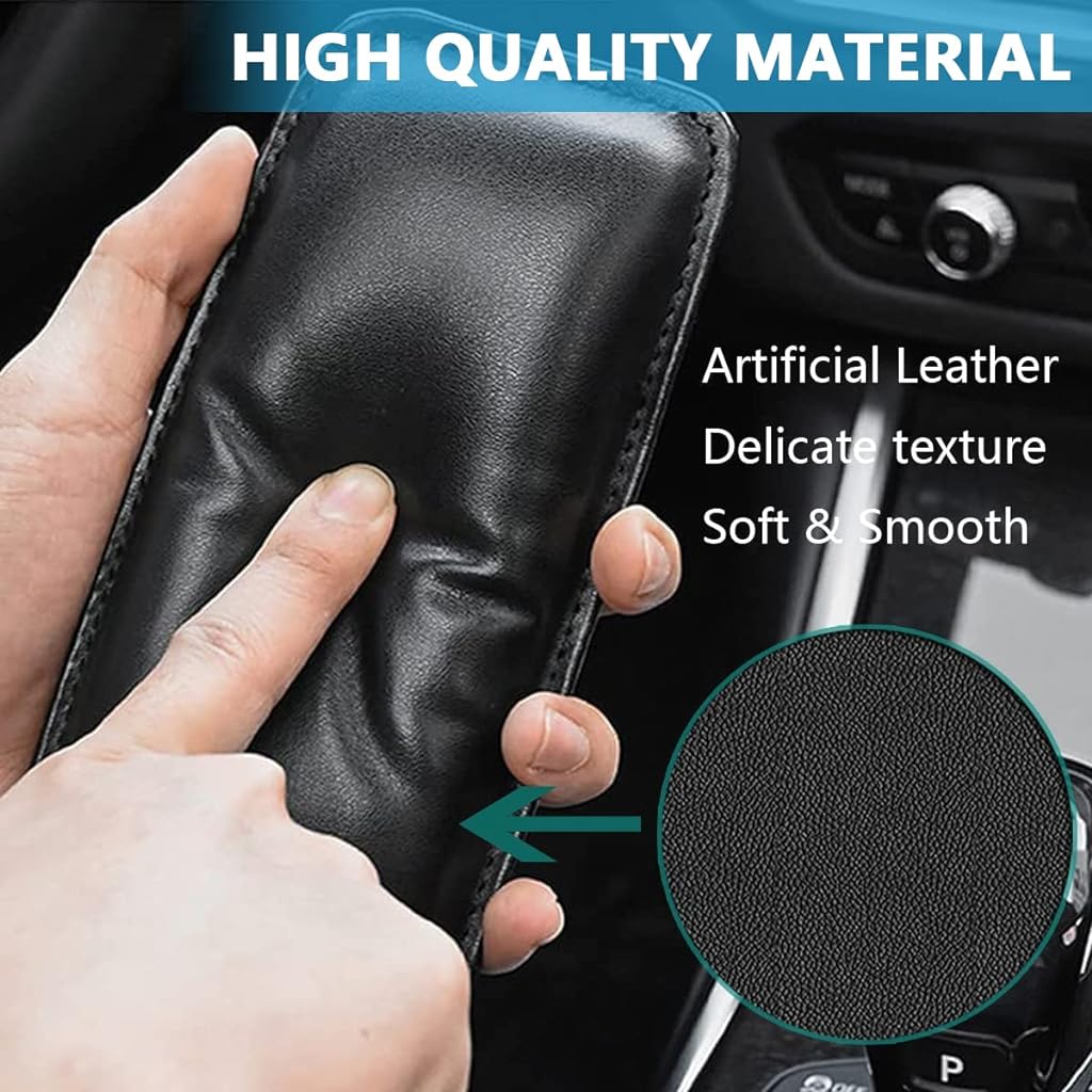 STHIRA® 4 Pack Car Knee Cushion Pad, Car Armrest Cushion, Auto Center Console Side Knee Leg Elbow Cushion Soft Pad, Elastic Thigh Support Comfort Pillow Knee Pain Relief Leaning Pad Car Interior Accessories