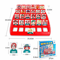 Eleboat® Guess Who is It Board Game,Portable Funny Family Interactive Game