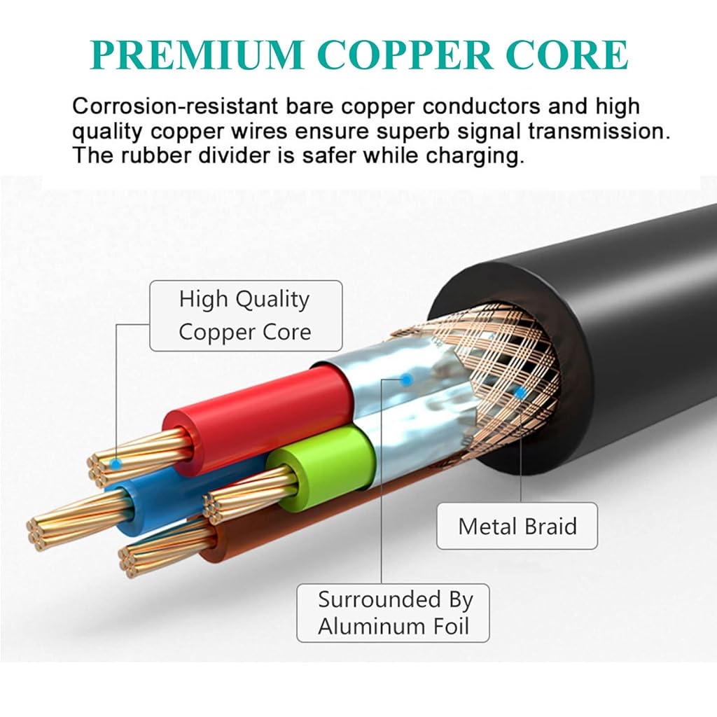 ZORBES® 1.5m USB Cable for Wacom Tablet Tablet Compatible with Wacom-Intuos CTL480 CTL490 CTL690 CTH480 CTH490 CTH680 CTH690 and Wacom Bamboo CTL470 CTL471 CTL472 CTL671 CTL672 CTL680 Use(Black)