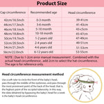 SNOWIE SOFT® Baby Hats for Girls, Sun Hats for Baby Toddler Girls, Summer Hat Lovely Print Lace Edging Bucket Hat for Outdoor UV Protection Hat