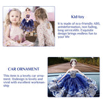 STHIRA® Car Dashboard Toy-Cute Blue Dress Doll Car Dashboard Accessories Toys/Girls Toy Doll for Gifts Birthday