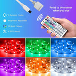 ELEPHANTBOAT Led Strip Lights with Remote 5M/16.4Ft Led Strips for Home Decoration WiFi App Control Smart RGB Led Strip Work with Alexa Google Assistant Music Sync for TV Background Gaming Room Party