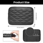 STHIRA® Car Armrest Pad PU Leather Center Console Pad Armrest 8.26''*11.8'' Armrest Pad Car Center Console Cover for Most Vehicles, SUV, Truck, Black