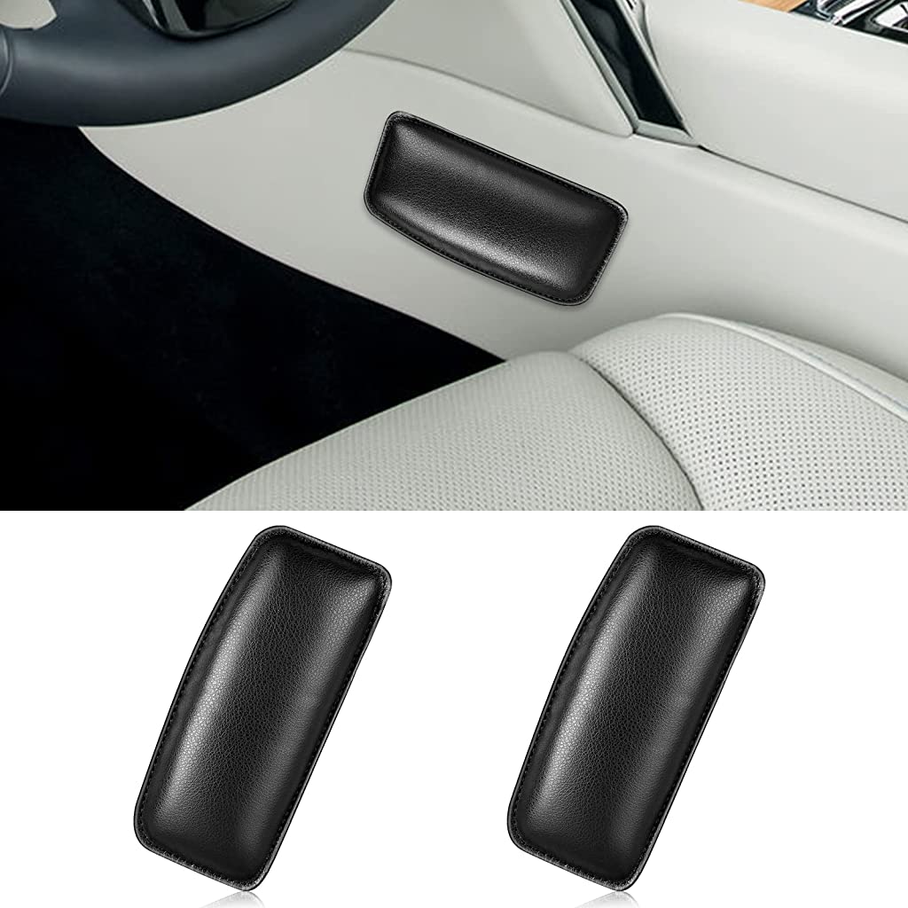 STHIRA  2 Pack Car Knee Cushion Pad, Auto Center Console Side Knee Leg Armrest Elbow Cushion Soft Pad, Elastic Thigh Support Comfort Pillow Foot Knee Pain Relief Leaning Pad Car Interior Accessories