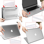 ZORBES Laptop Cover 13.3 inch for MacBook Air M1 Case Cover Laptop Case Compatible with 2020/2019/2018 MacBook Air M1 A2337 A2179 A1932 MacBook Air Case Waterproof Laptop Protector Hard Case