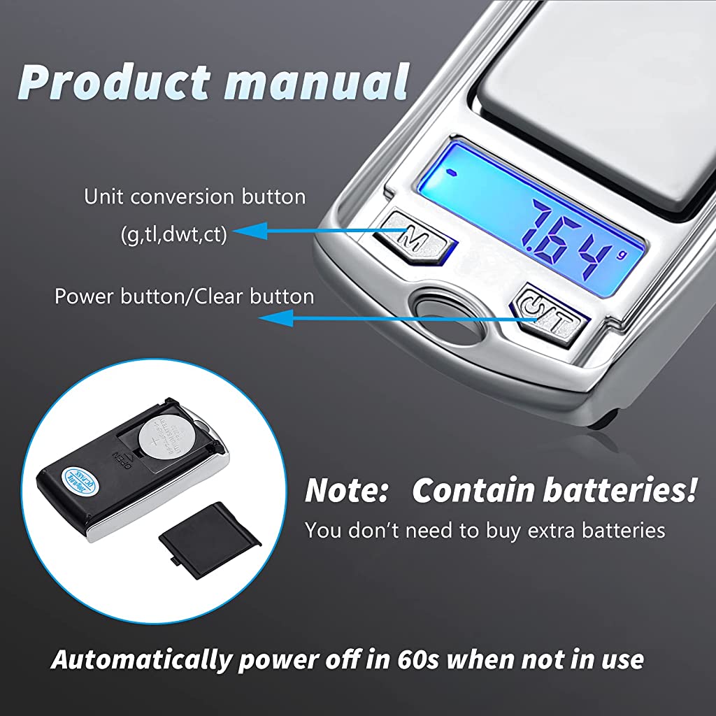 HASTHIP  Digital Kitchen Weighing Scale for Home 200g/0.01g Food Weighing Scale for Diet LCD Digital Pocket Scale with Key Ring Creative Car Key Design Portable Electronic Kitchen Scale for Jewellery Medicine