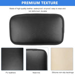 STHIRA® Car Center Console Pad, PU Leather Car Armrest Console Cover Protection, Universal Car Armrest Seat Box Cover, Arm Pain Relief Leaning Pad, Waterproof Auto Armrest Cover for Most Vehicle SUV Truck Car