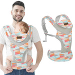 SNOWIE SOFT® 4 in 1 Baby Carrier with Blet, Adjustable Baby Carrier Front Baby Carrier Face-in/Out, Baby Wrap Carrier Soft & Breathable Baby Carrier for Newborn to Toddler, 0-36 Months, Under 25KG