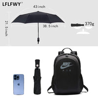 PALAY Umbrella for Men, Windproof Travel Umbrella Automatic Folding Umbrella, 3 Fold with Auto Open and Close Umbrella for Man, Women, Kids, Girls, Boys (Black)